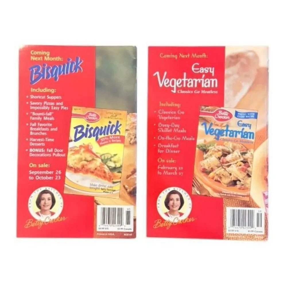 Pillsbury Betty Crocker Thanksgiving & Slow Cooker Vintage Cookbooks 4